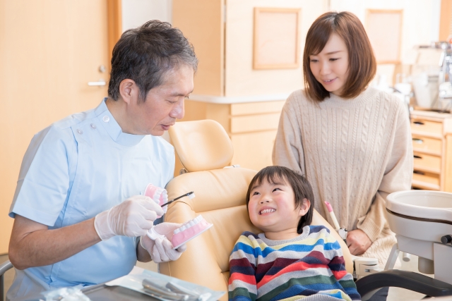子供の歯の黄ばみ対策のイメージ
