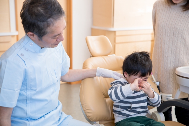 歯医者を嫌がる子供